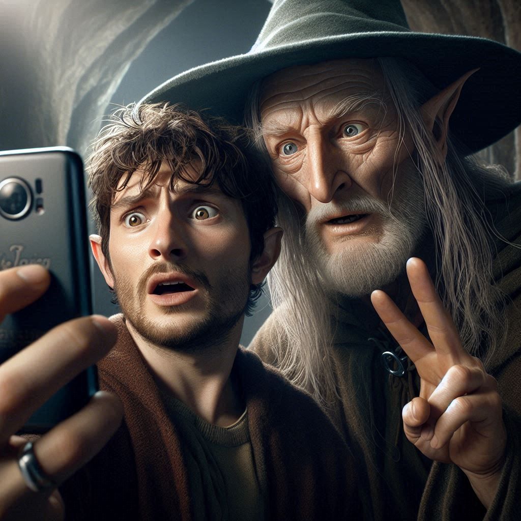 LOTR selfie