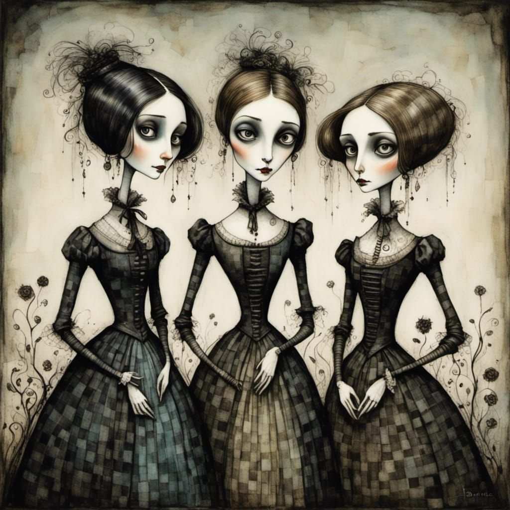 The Brontë sisters   <lora:Stylised:1.0> 