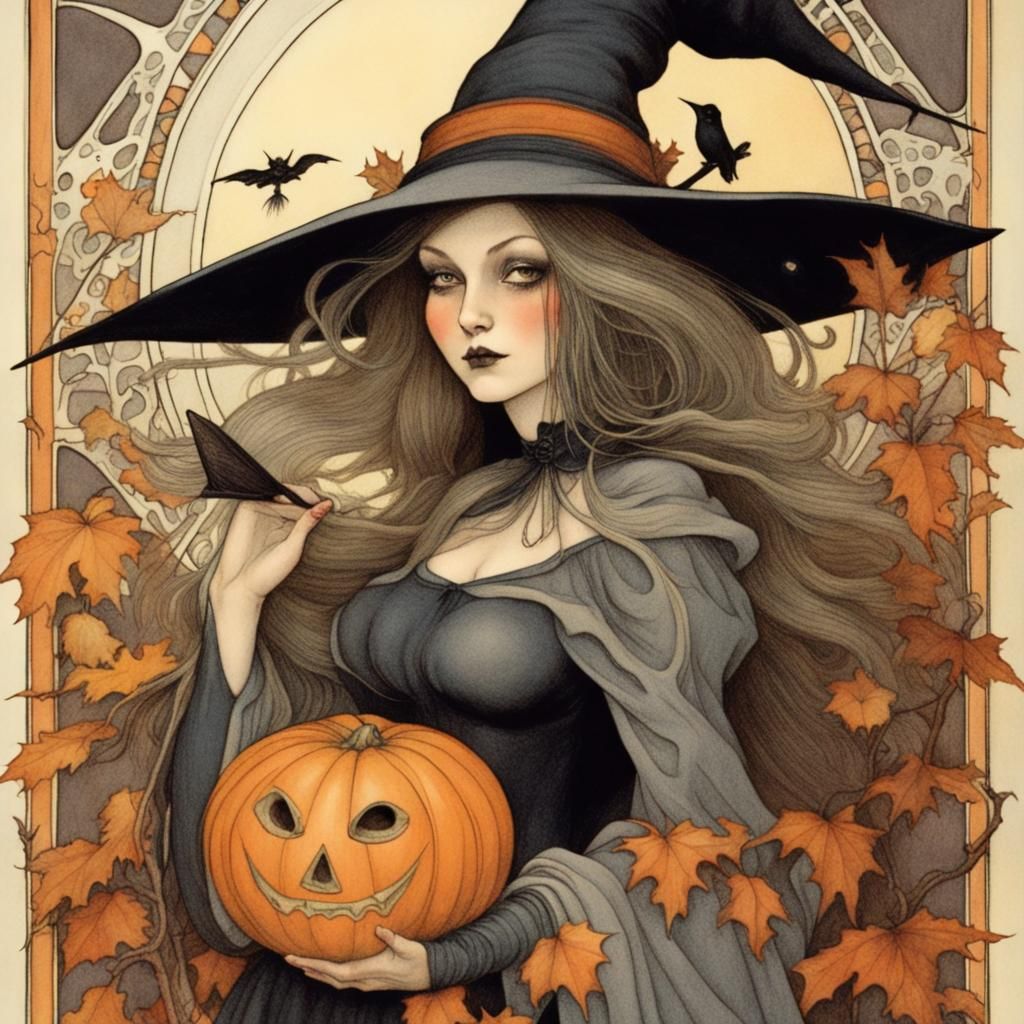 999 Witches for Halloween (234) - AI Generated Artwork - NightCafe Creator