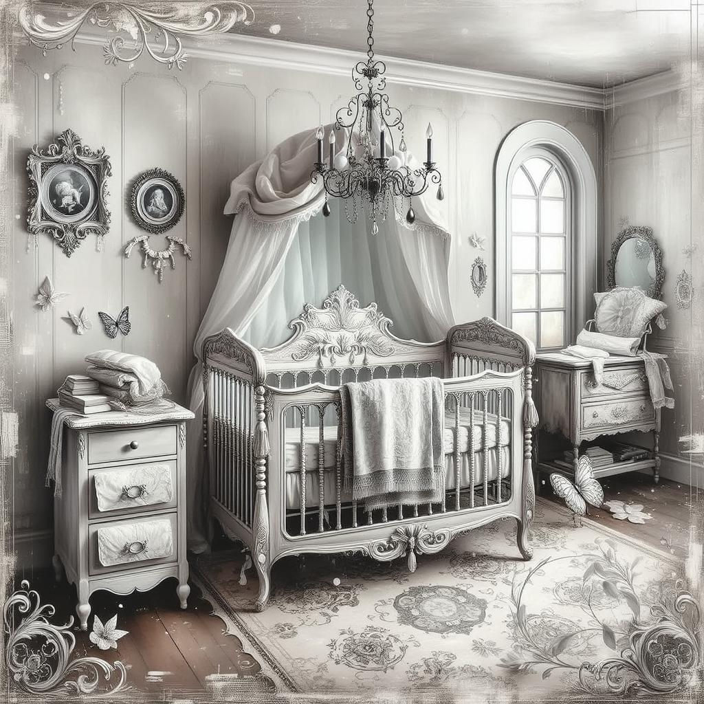 Beautiful Victorian Crib Room