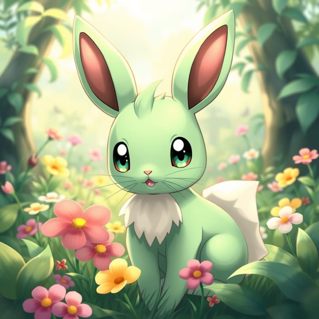 BunnyBloom Pokémon  by @Alexandra