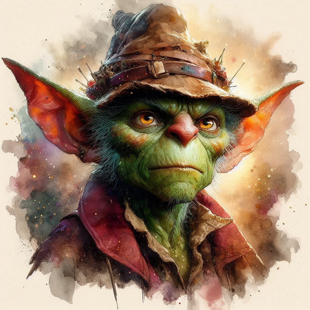 adorable fairy-tale fantasy creature portrait..