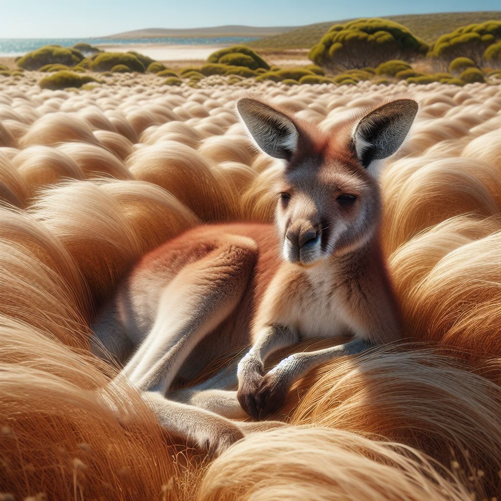 Baby kangaroo inAustralia