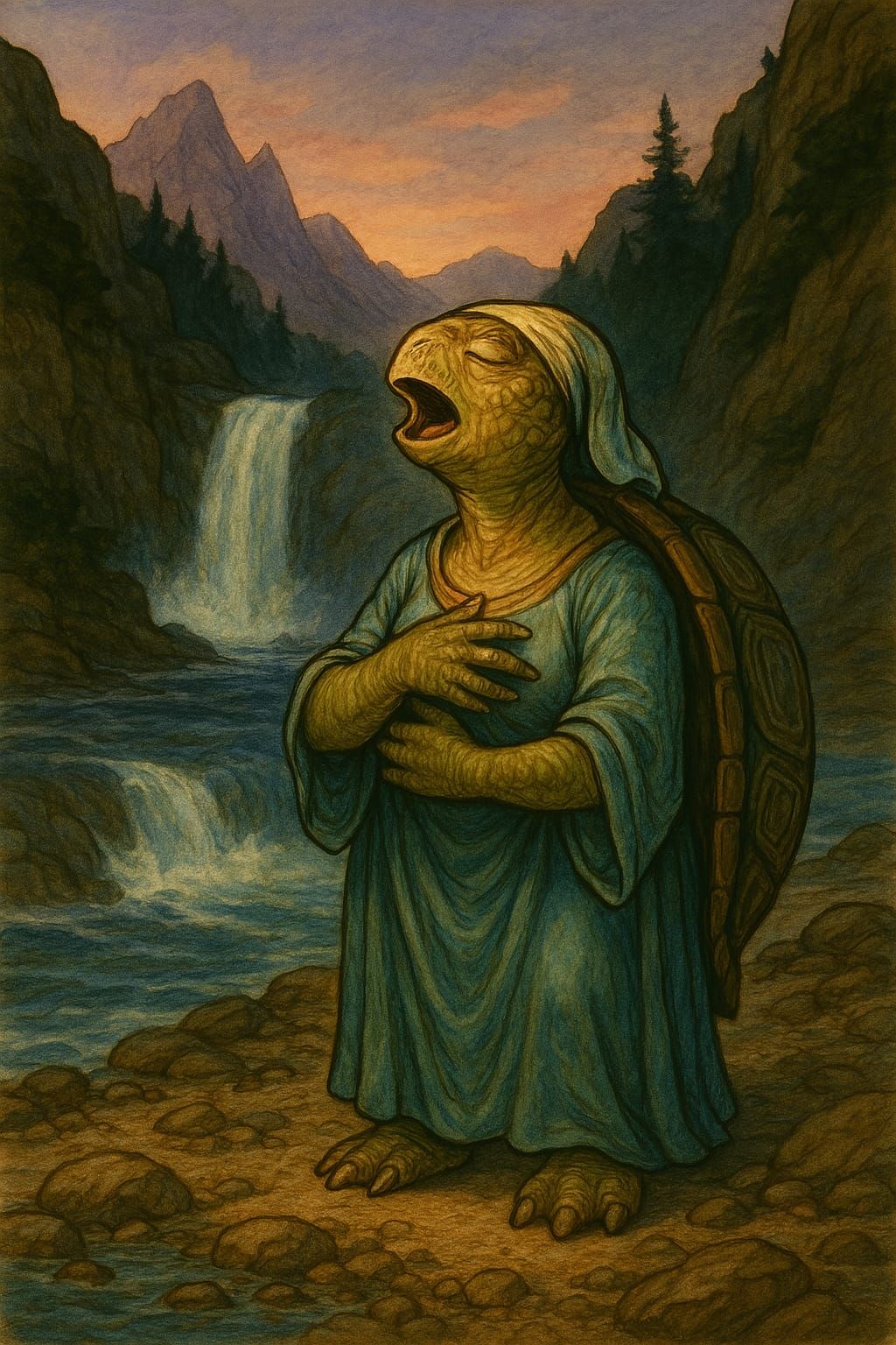 Singing at the Falls