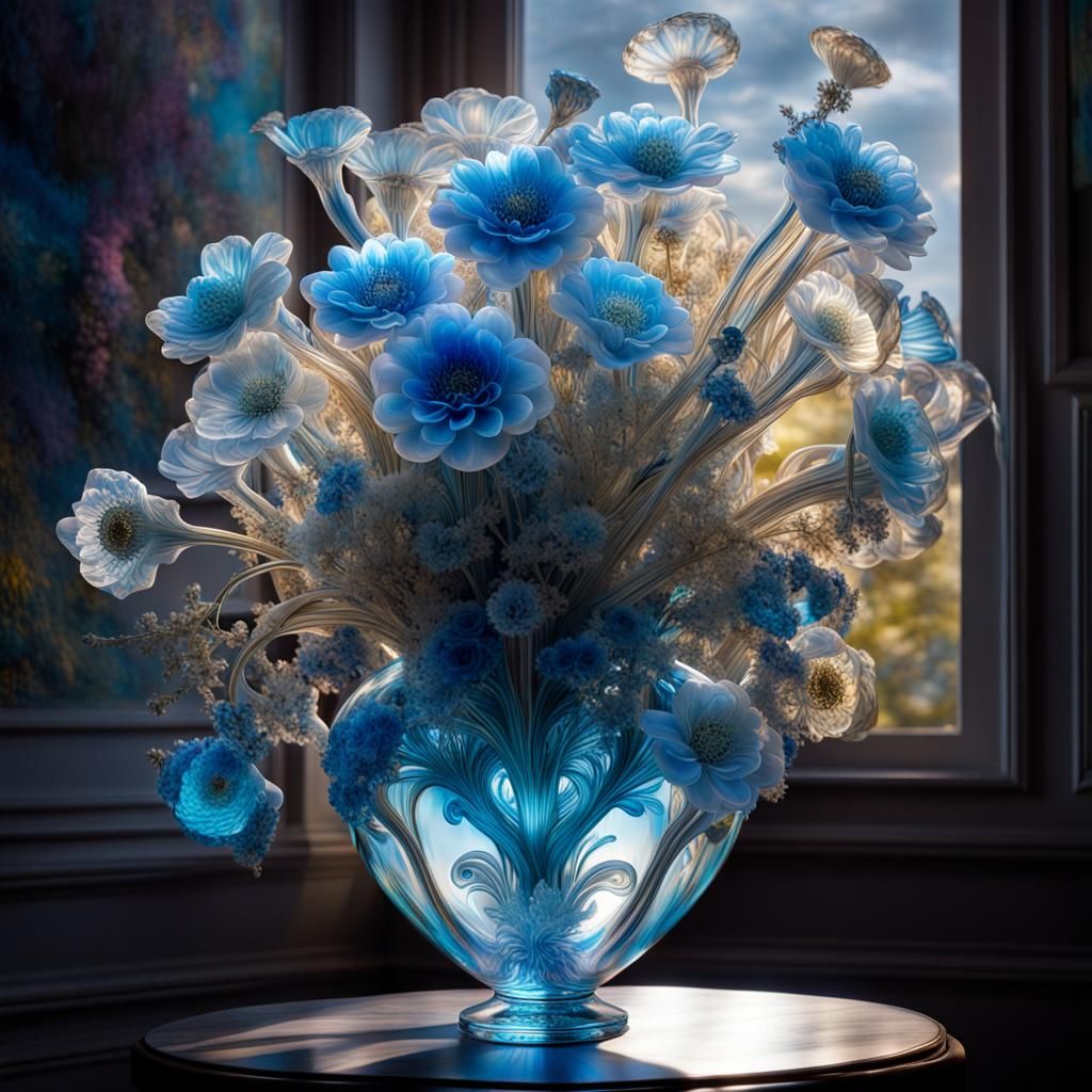 Glass flowers   by @Eclat 