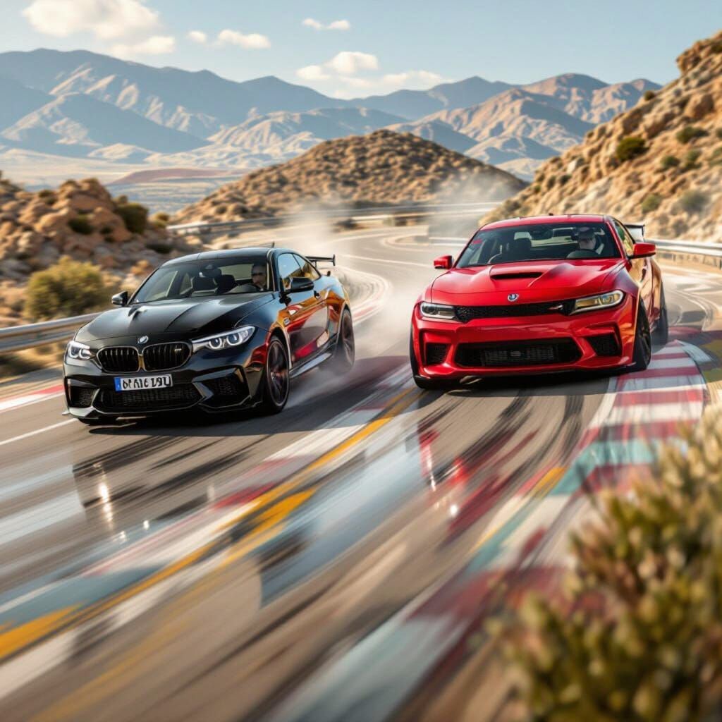 Black Maserati Car Rear View