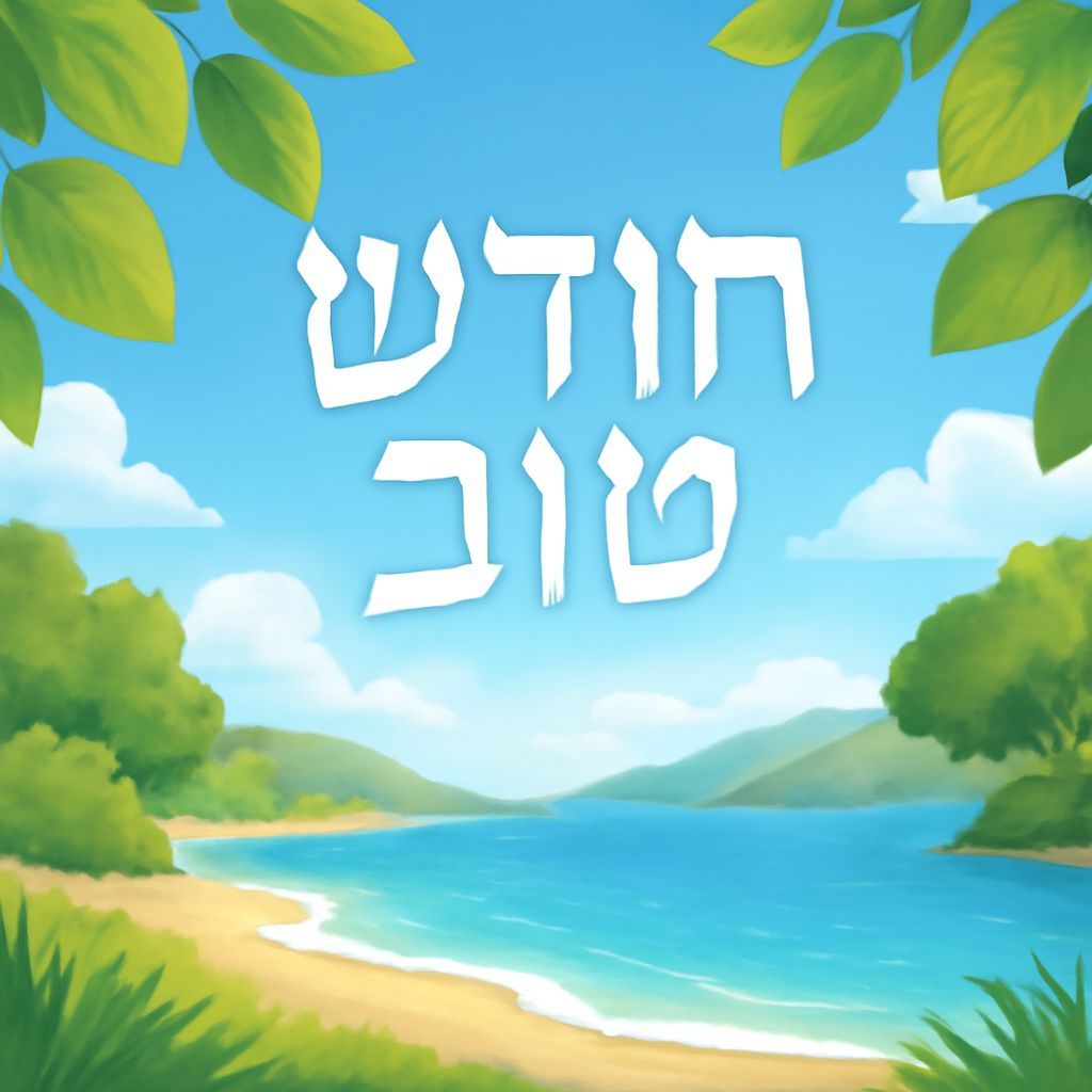 Good Month in Summer Landscape