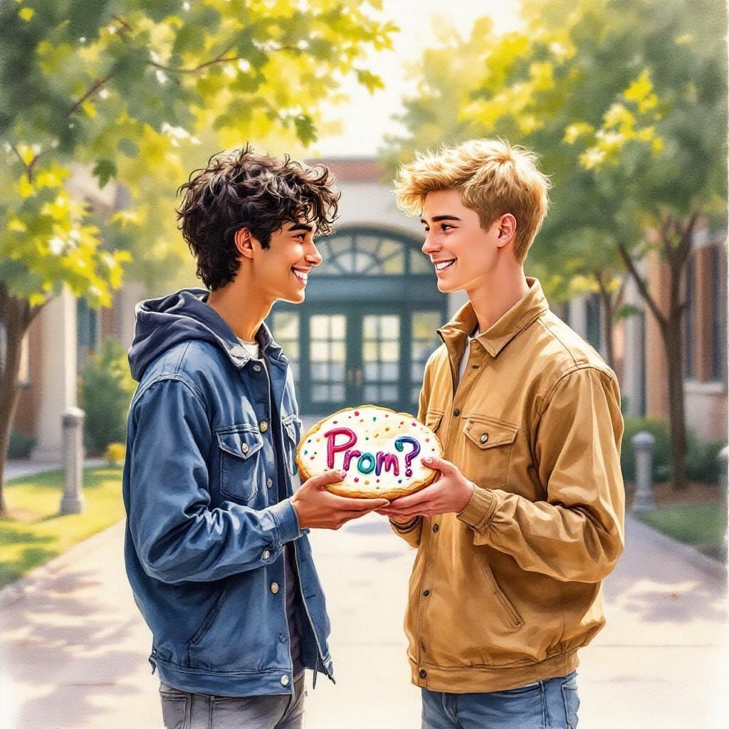 Sweet Promposal  by @MagisterLudorum