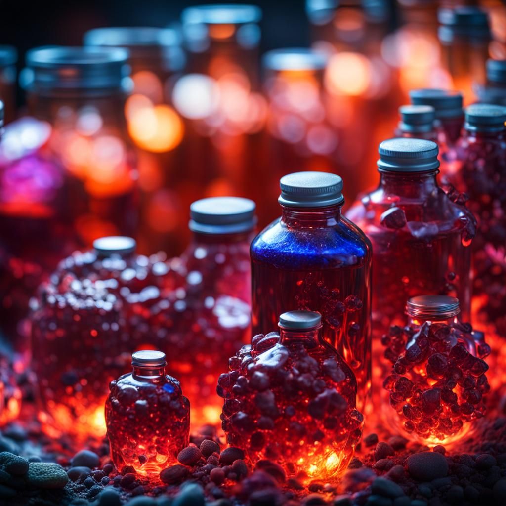 Red lava crystal potion