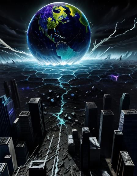 Multiverse shattered dimensions monster cracking reality its...