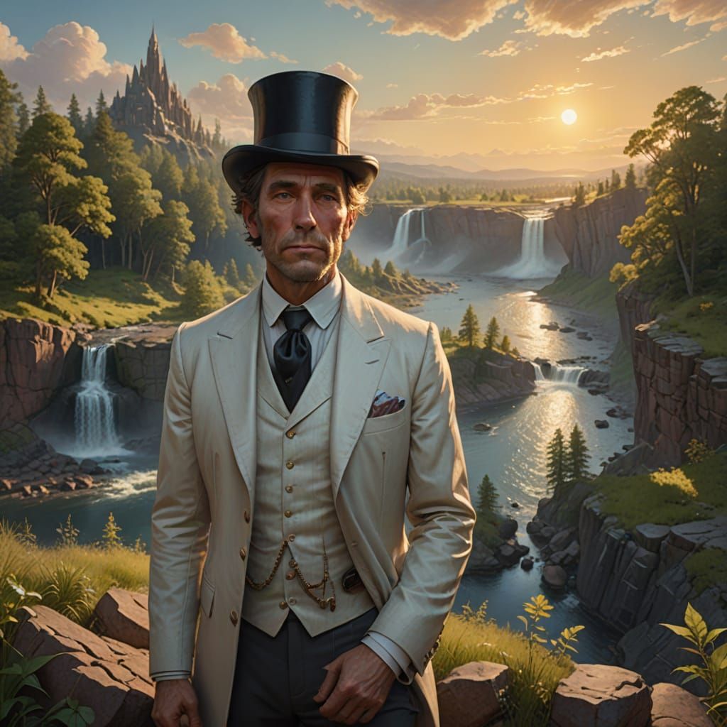 Ultra-Retro Suit and Top Hat