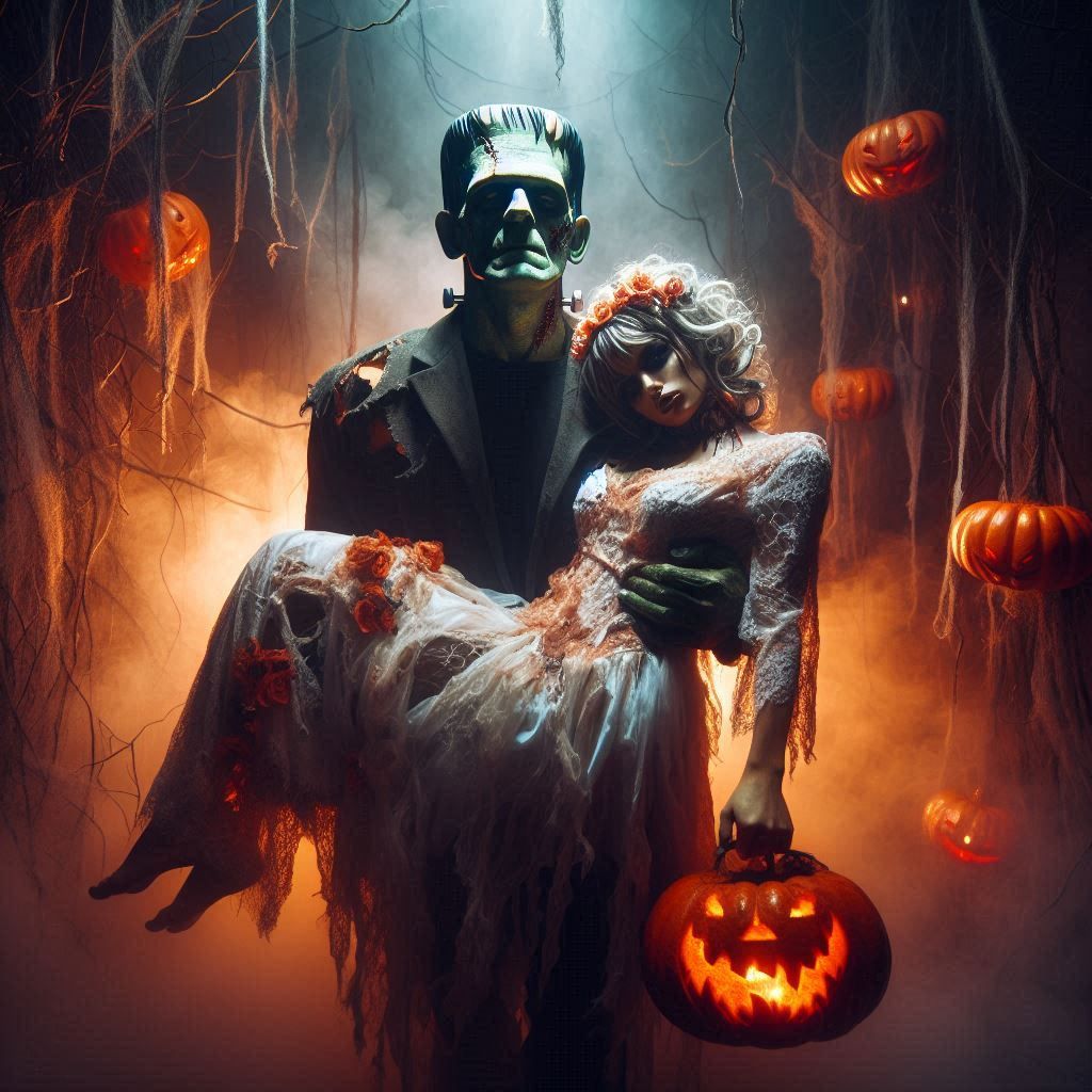 Halloween Frankenstein's Monster & the Bride