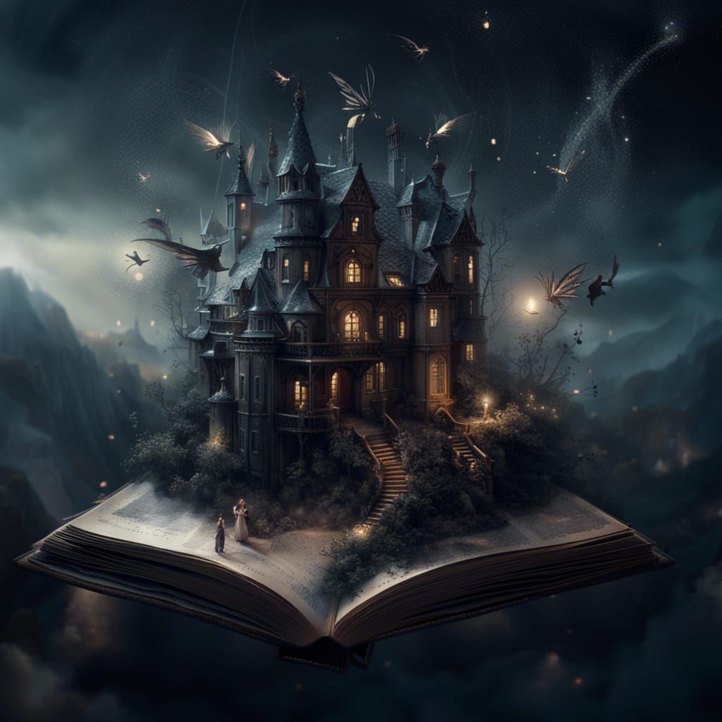 Miniature dark fairy tale world  by @undefined