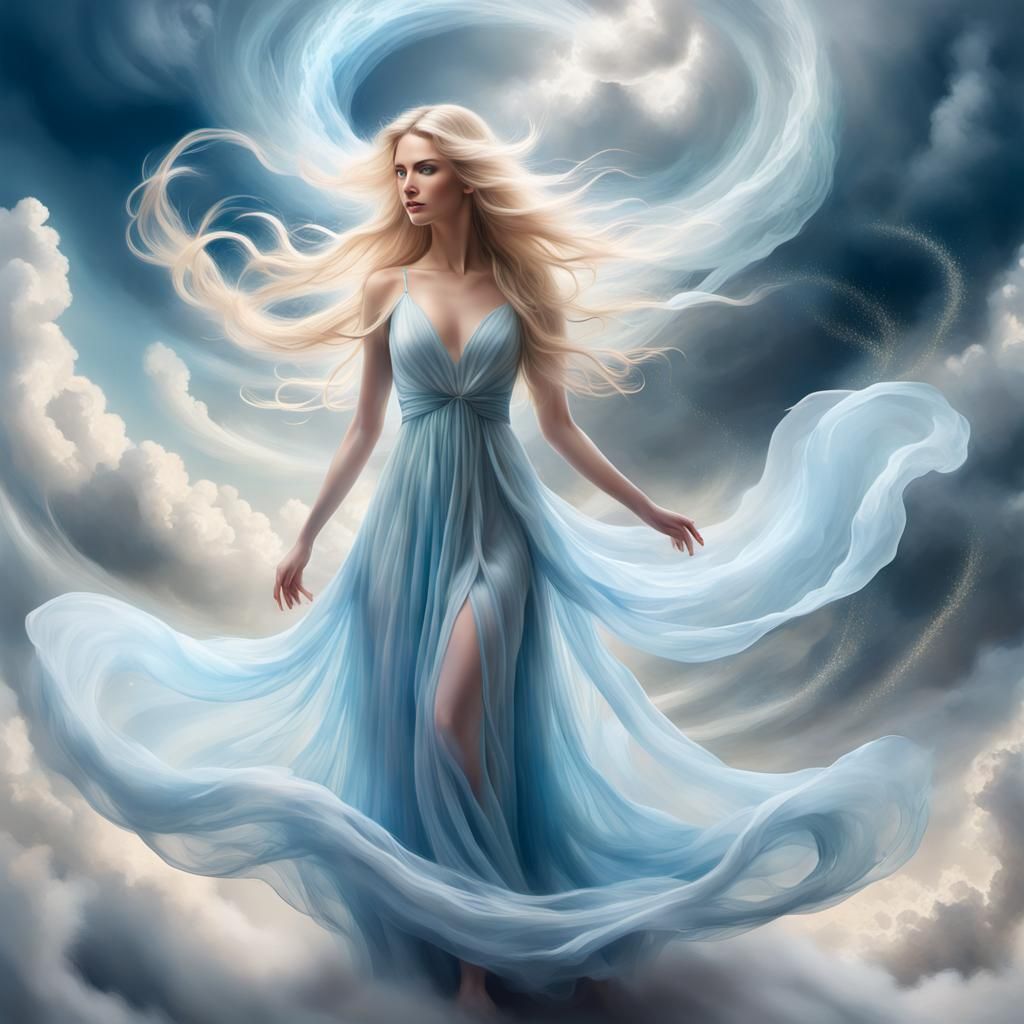 Woman In Heaven – AI Generated Artwork – NightCafe Creator