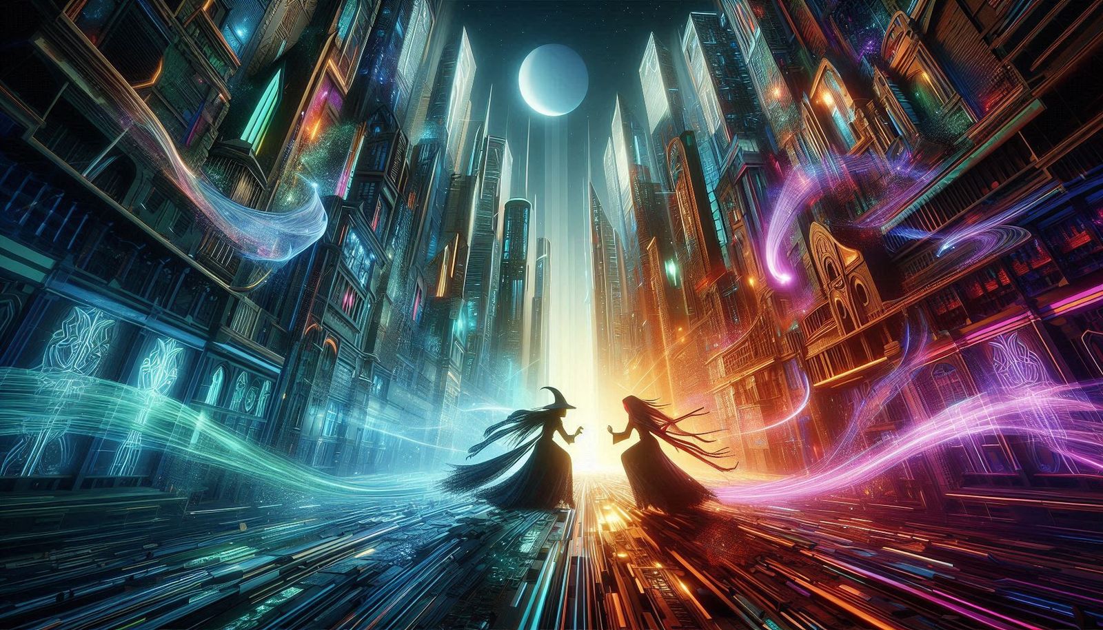 Witch and Goddess Fight