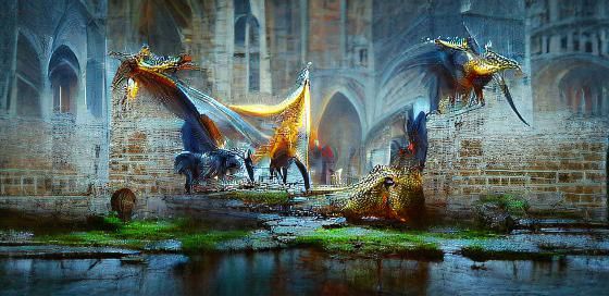 “Medieval dragons”