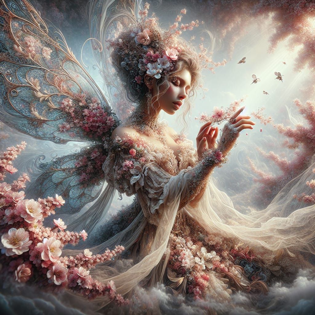 Blossom Fairy  by @Atlaxa