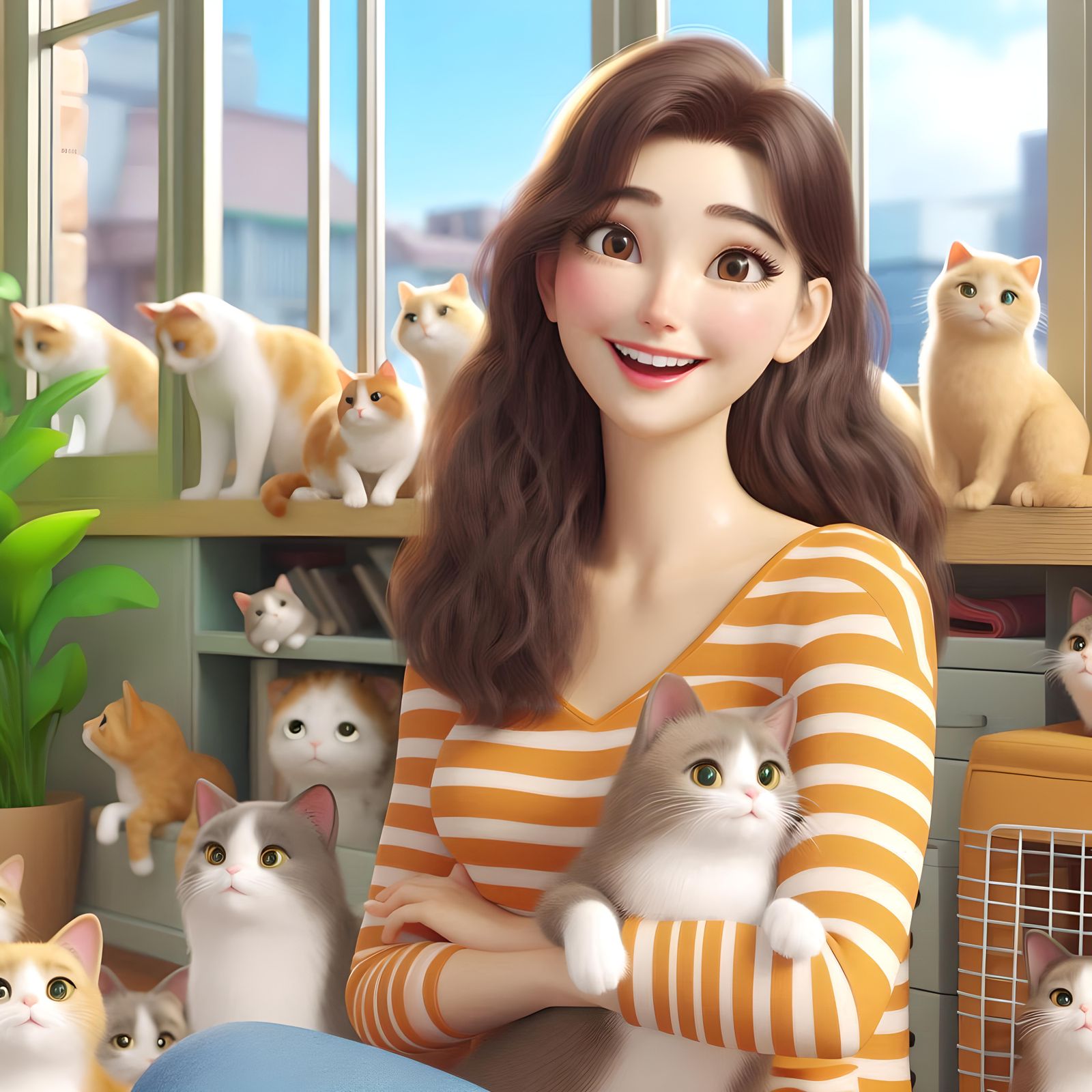 Purrfectly Sane Cat Lady