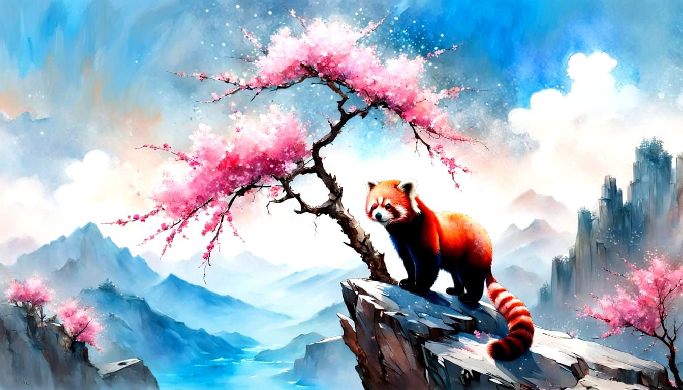 Red Panda  by @Andy