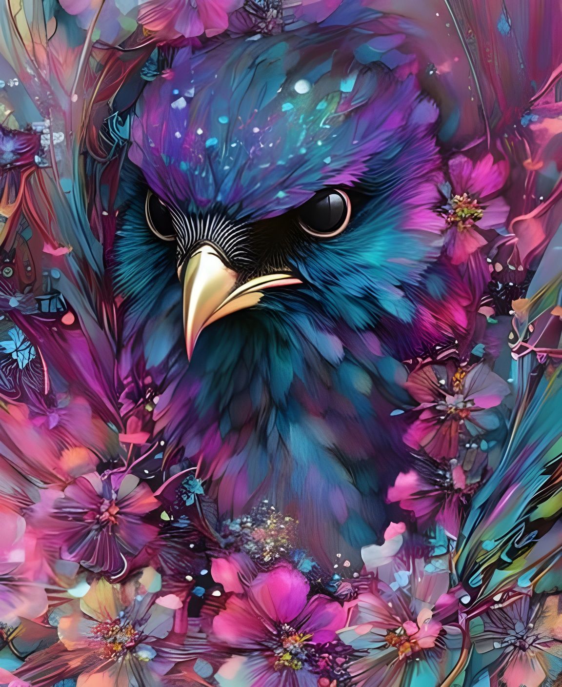 Blossoming Nest  by @Kle00