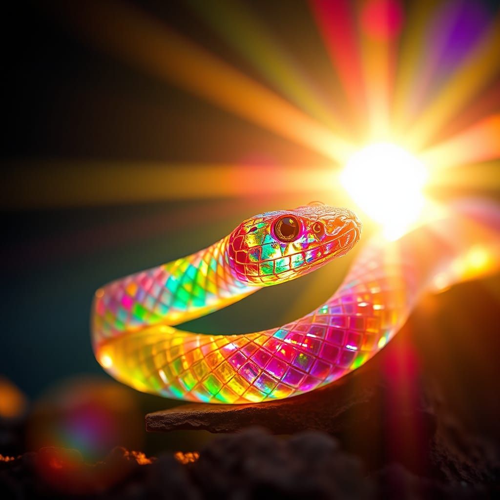 Rainbow Snake  by @Mugne11