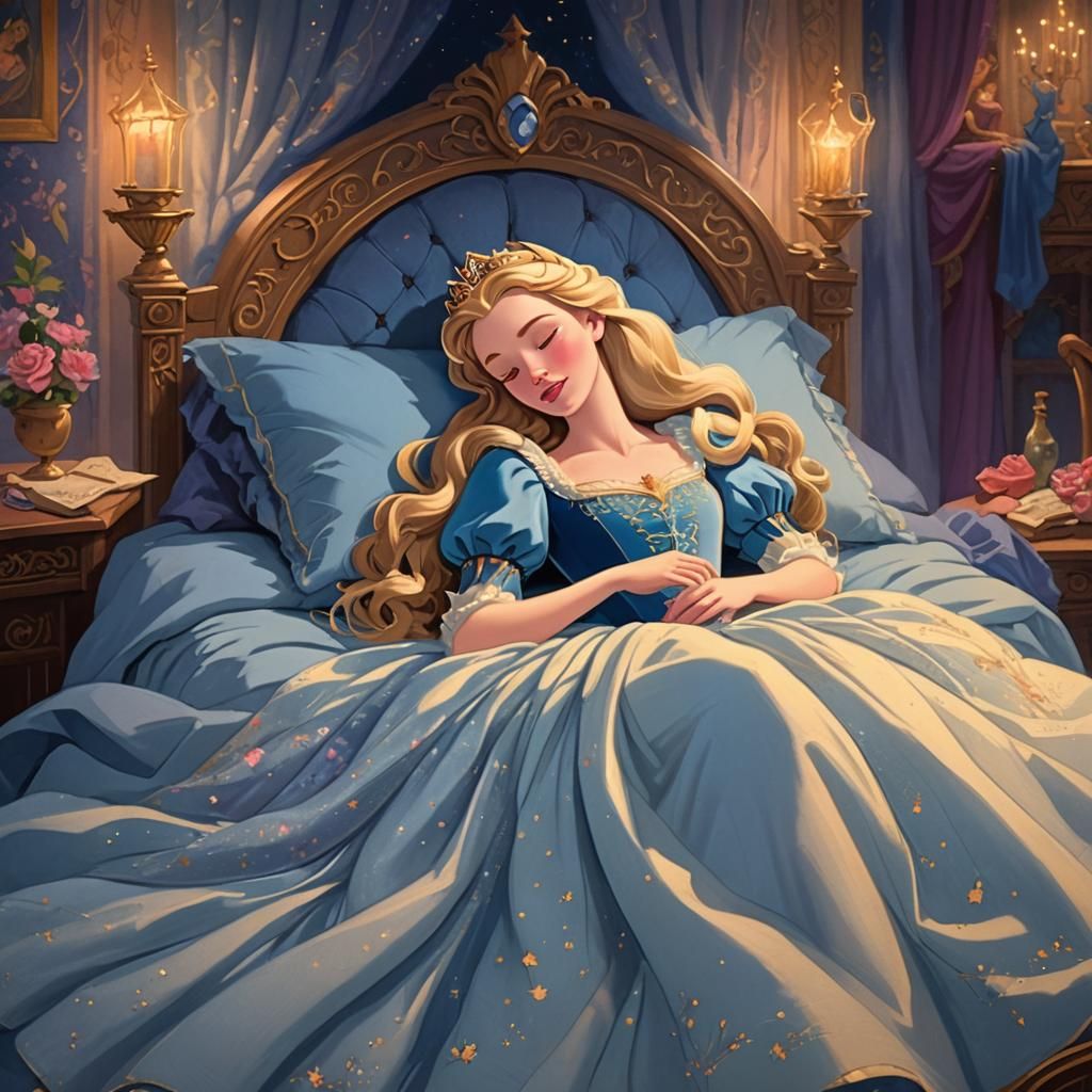 Sleeping Beauty. (If you listen, you can hear her gentle bre...
