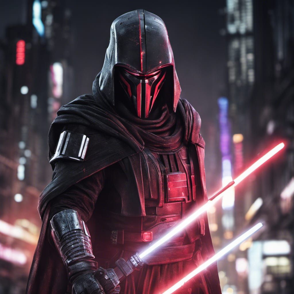 darth revan cyberpunk - AI Generated Artwork - NightCafe Creator