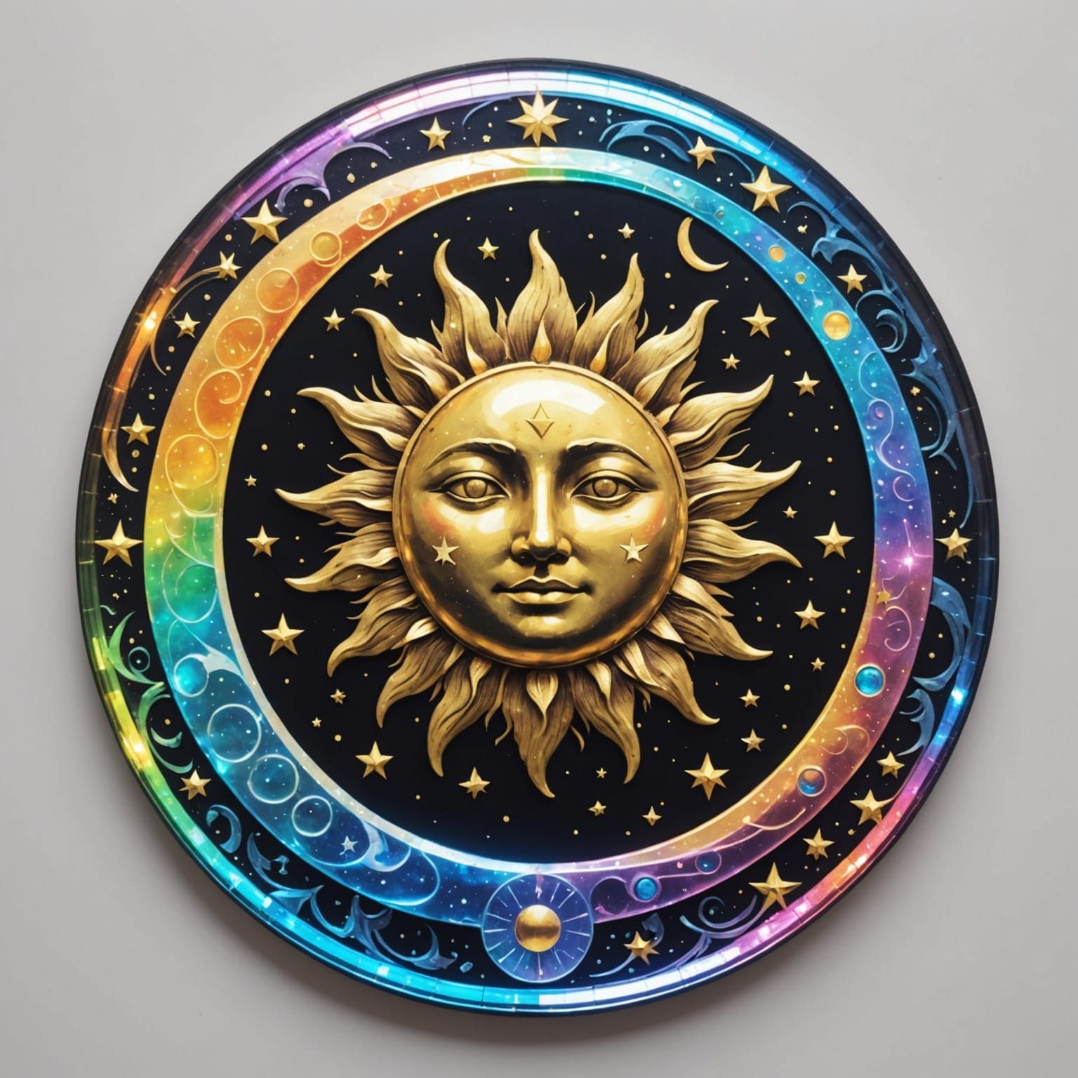 Sun and Moon holographic