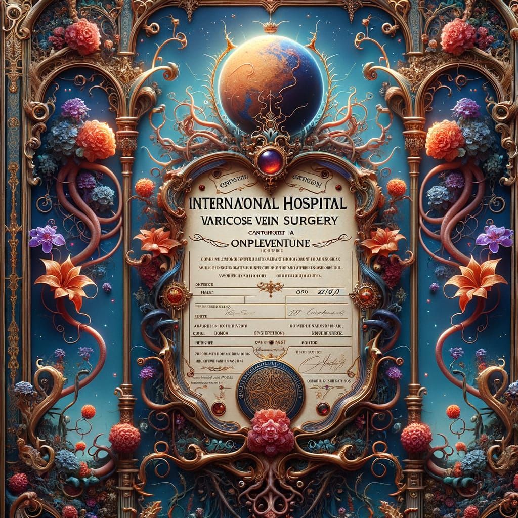 I want a medical report as a certificate from an international hospital, stating that I underwent a varicose veins surgery on 29/9 under the...