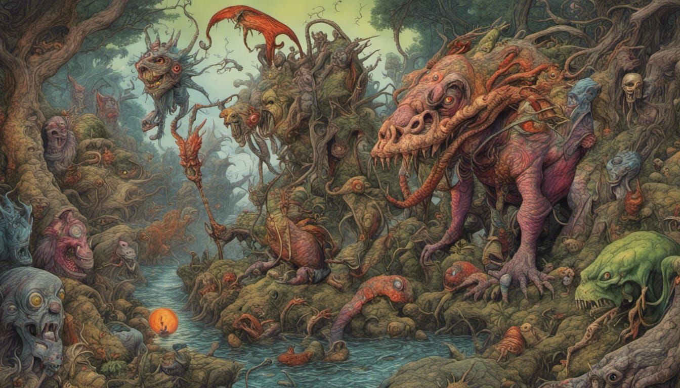 Patrick Woodroffe, Rackham 47 🐜🐞🐉🌴🐲 emoji mix
