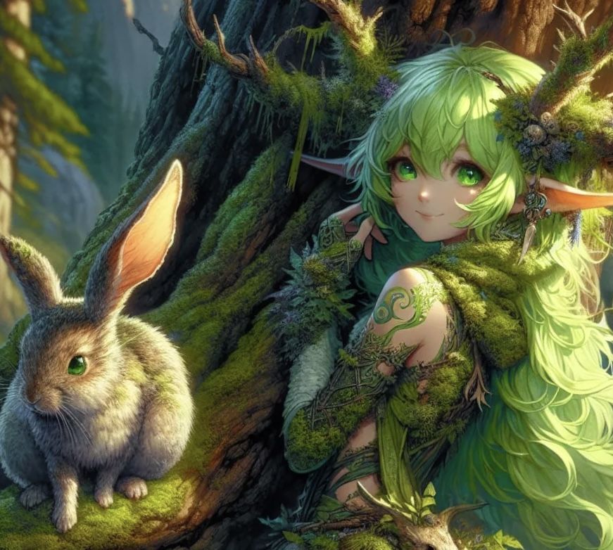 Druid Satyr & Rabbit