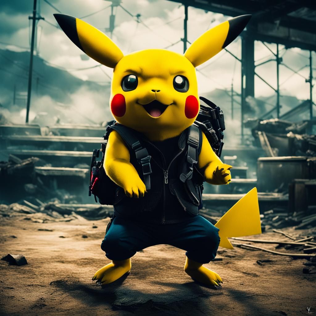 Army Pikachu - AI Generated Artwork - NightCafe Creator