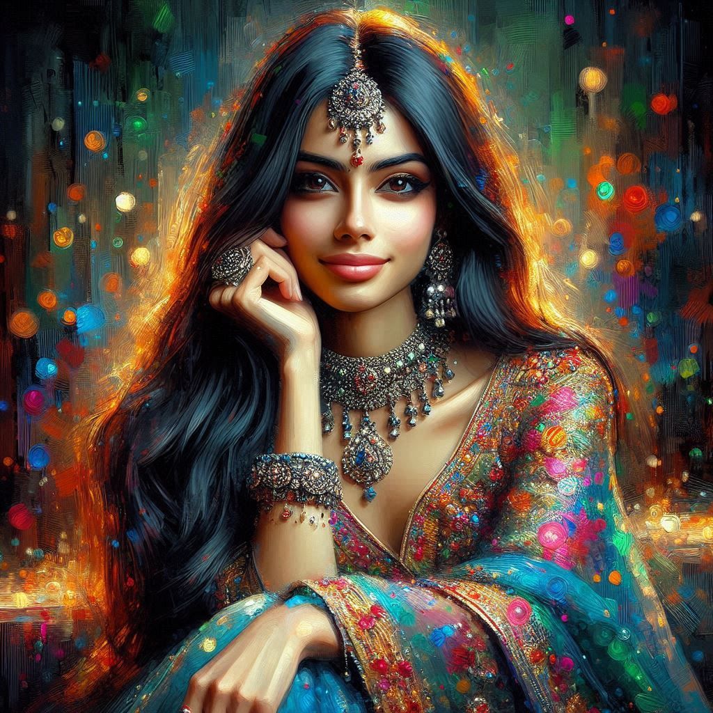 Indian beautiful  girl. 