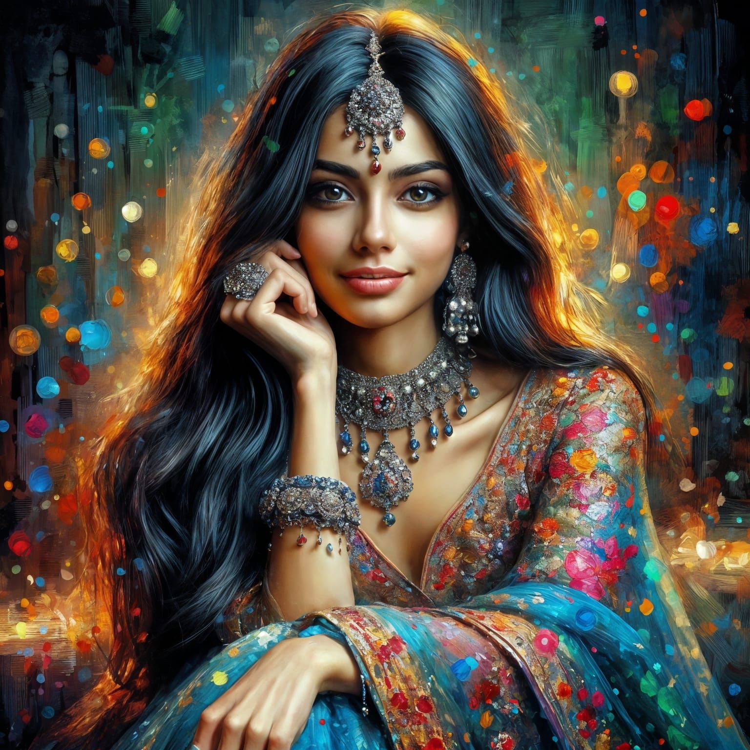 Indian beautiful  girl.