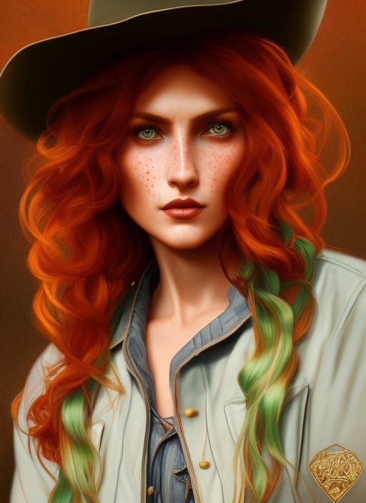 The Cowgirl 04 - AI Generated Artwork - NightCafe Creator