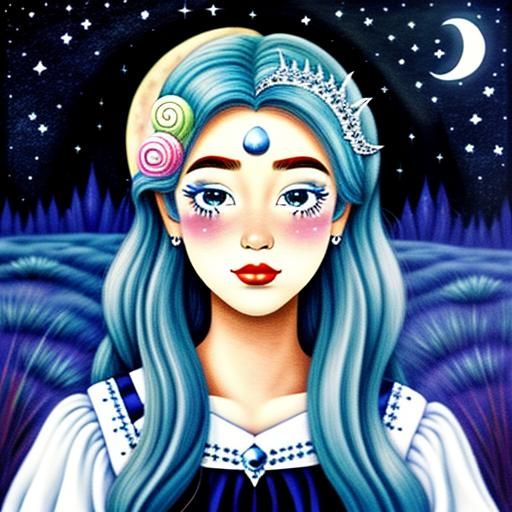 Pretty moon princess