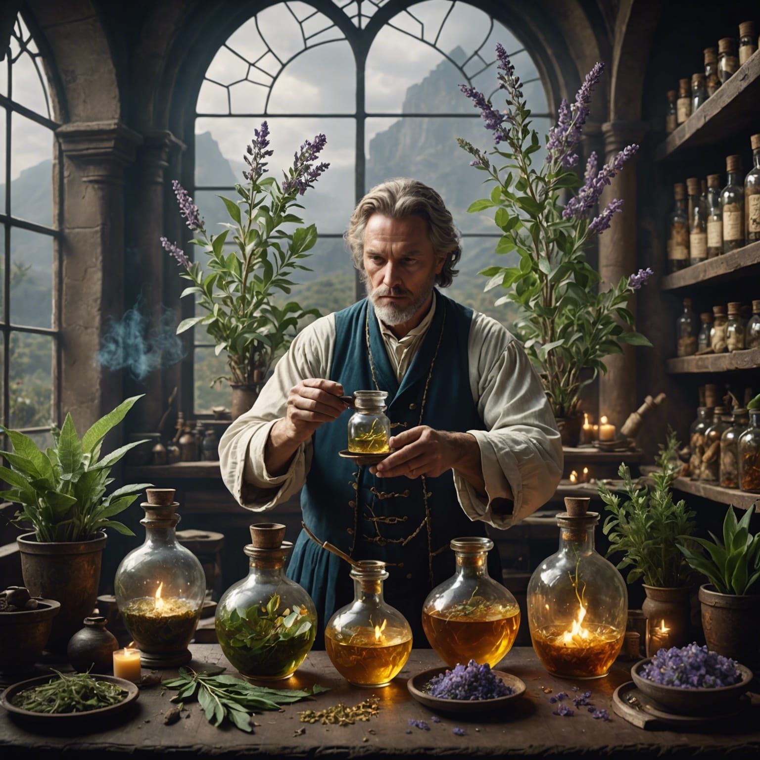 Alchemic Teacher  by @Blue Light