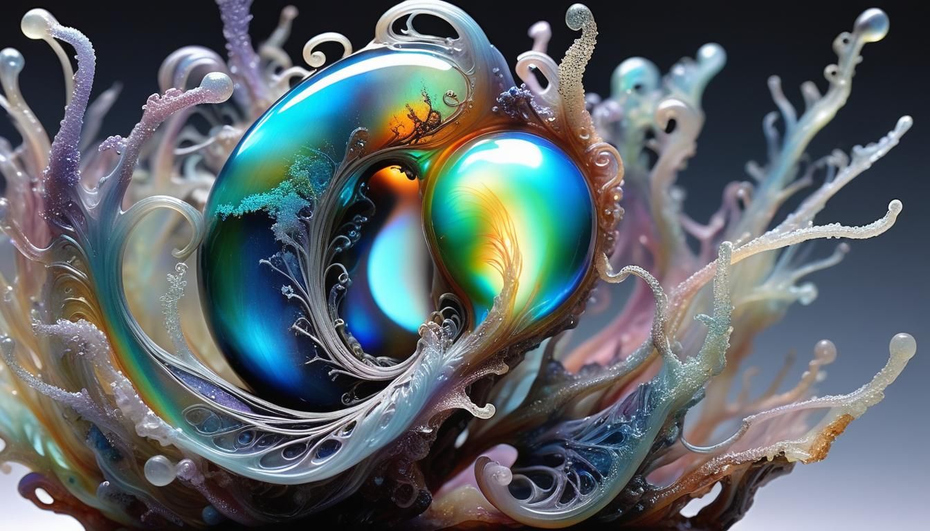 Spectrolite Opalescent Psychedelic Intricately Meticulously ...