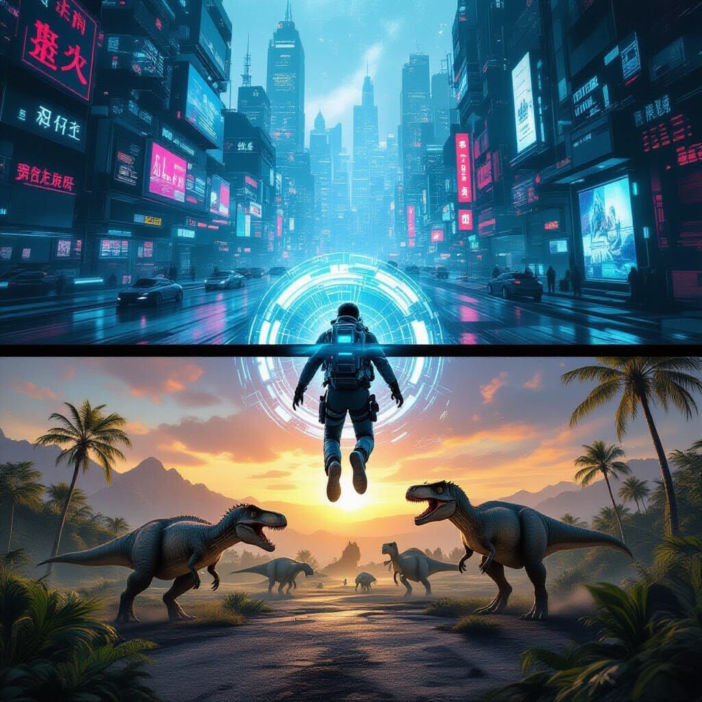 To the dawn of time  by @AdvanceBegginerAIGenerator