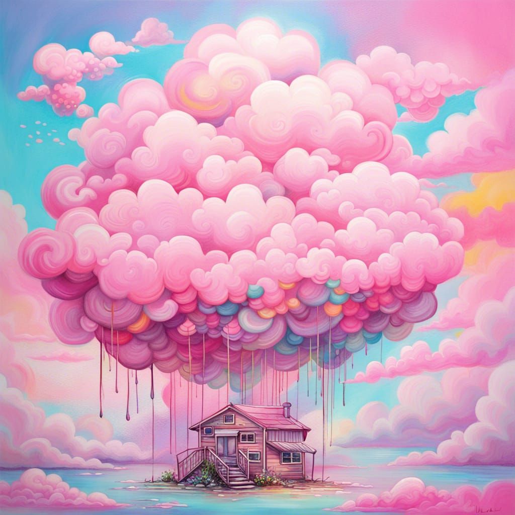 Dreamy cloud house 🫧  by @Sminks
