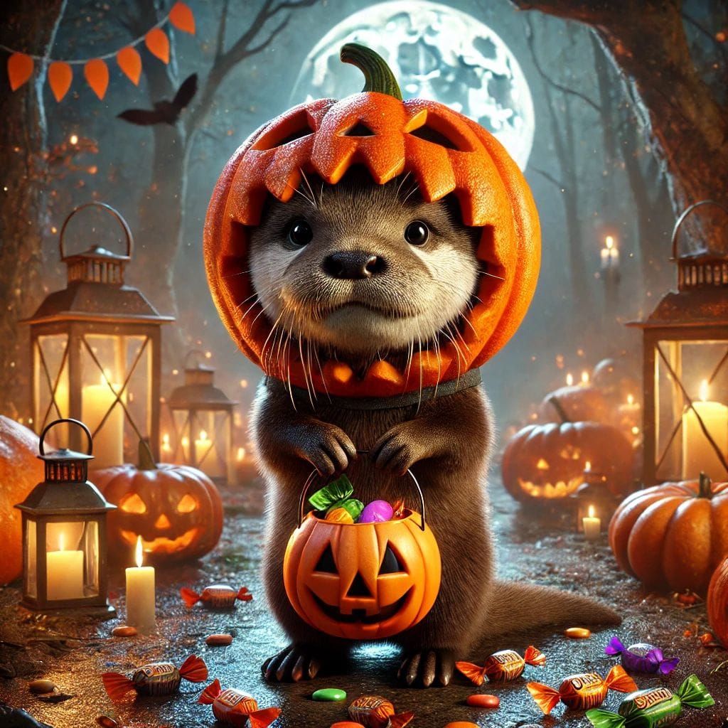 🦦🎃 trick or treat Halloween