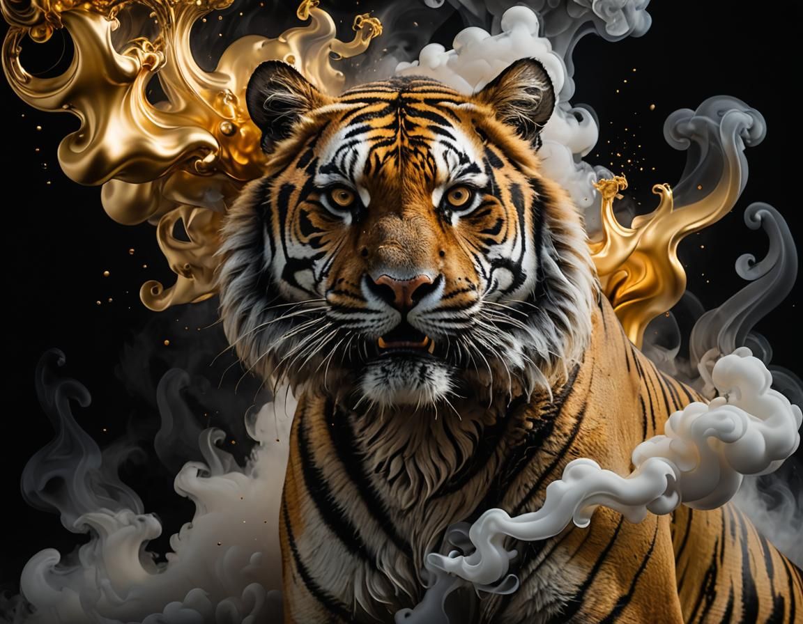 Smoked Tiger  by @JustBubu