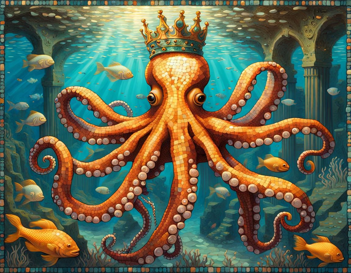 Octopus King  by @charlotsomx