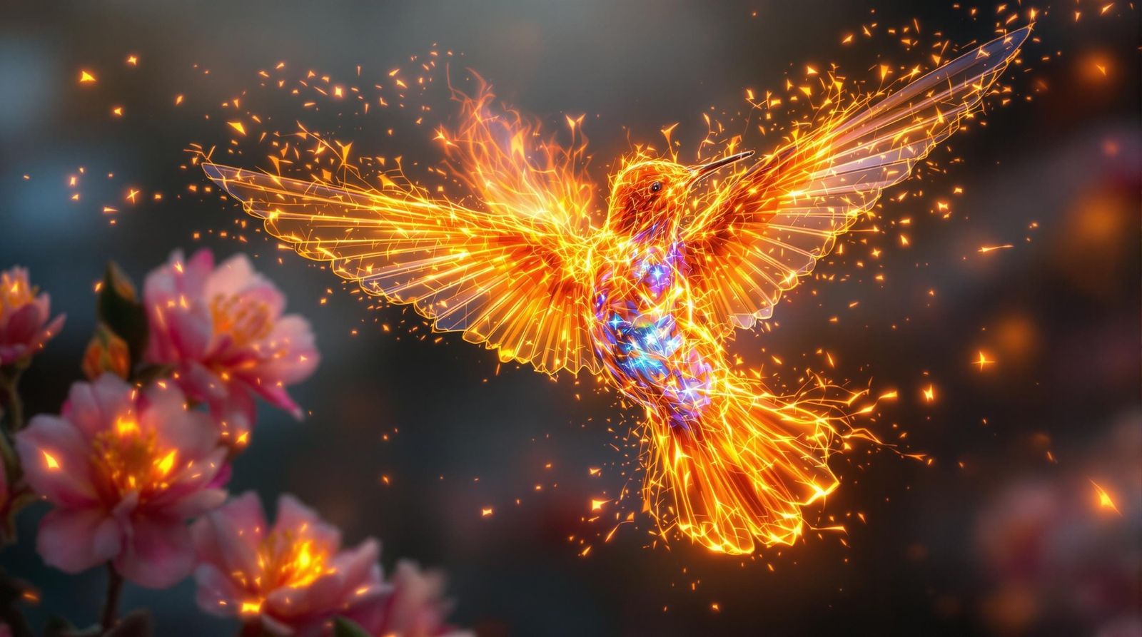 Hummingburn  by @RV Art Creations