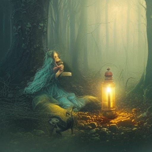 One night in the deep silence of the world a ghost would app...