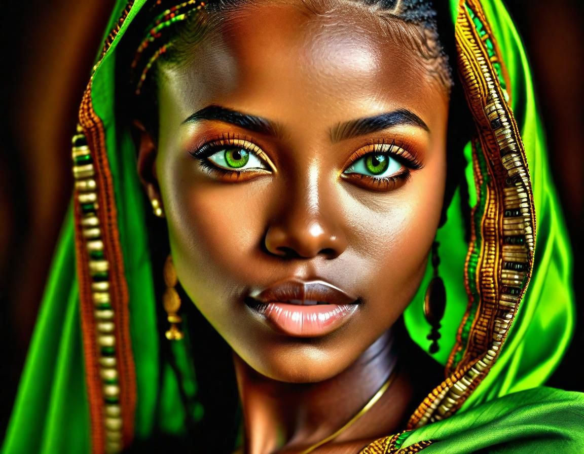 Melantha of the Green Gaze  by @LiminalChildhood