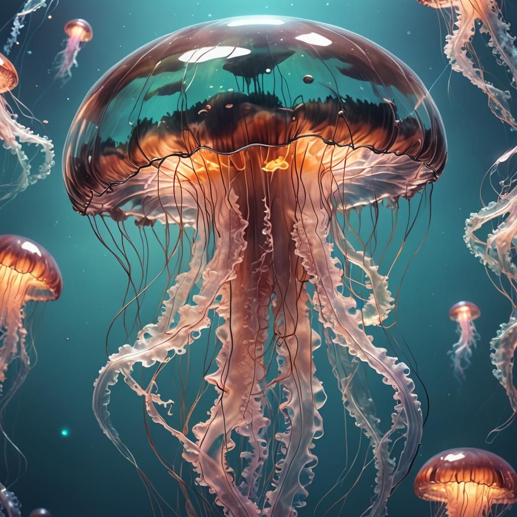  Jellyfish  by @Mikicher