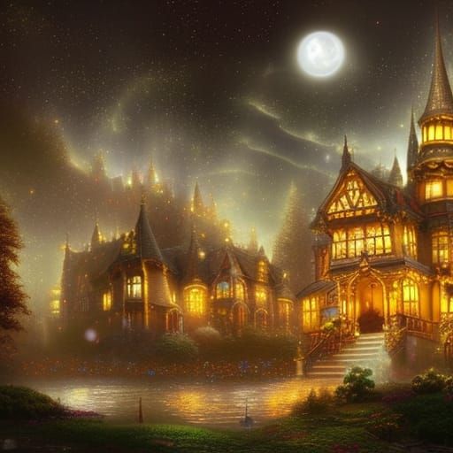 Glowing Village  by @Bre Rose