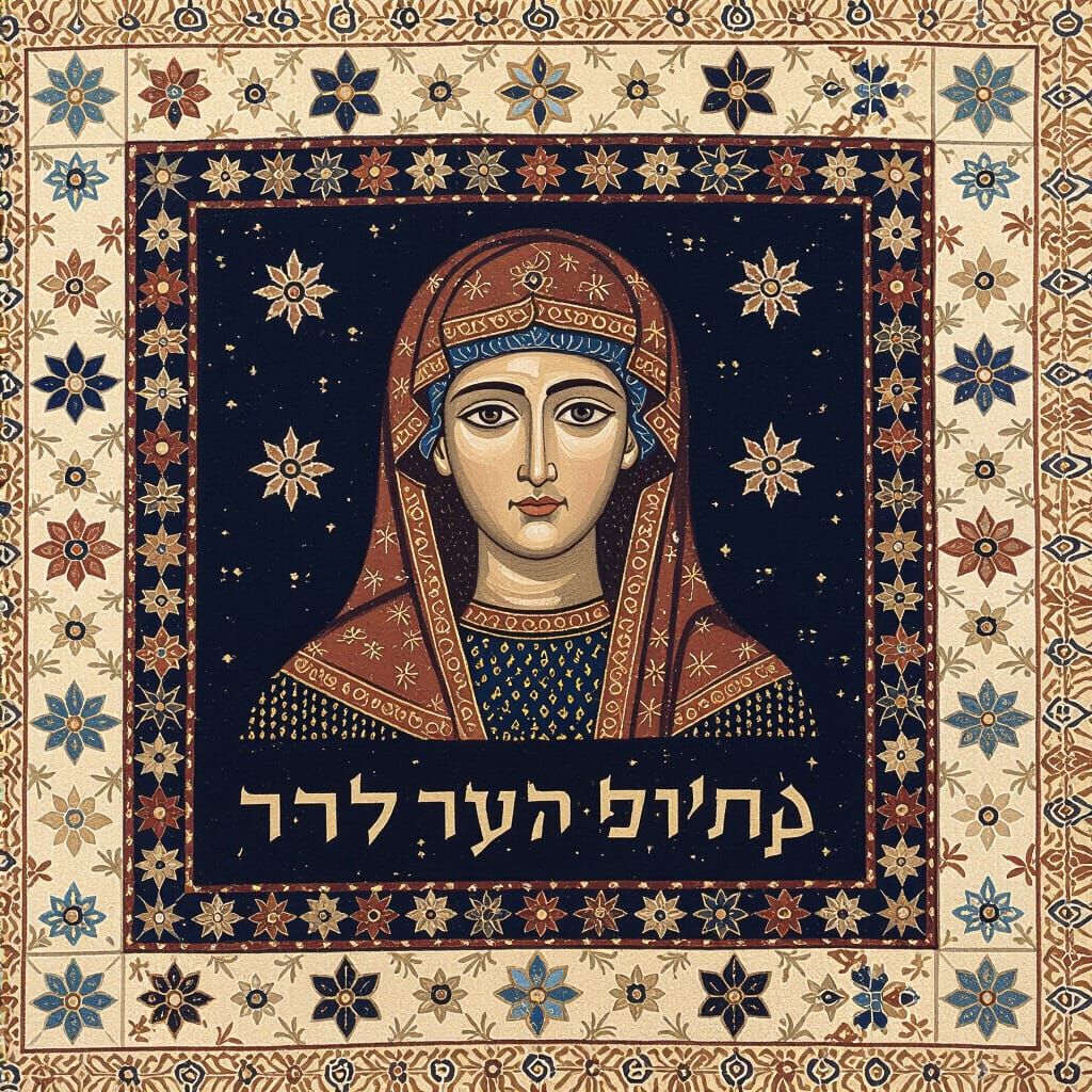 Western Wall Prayer with Doves in Vivid Sky