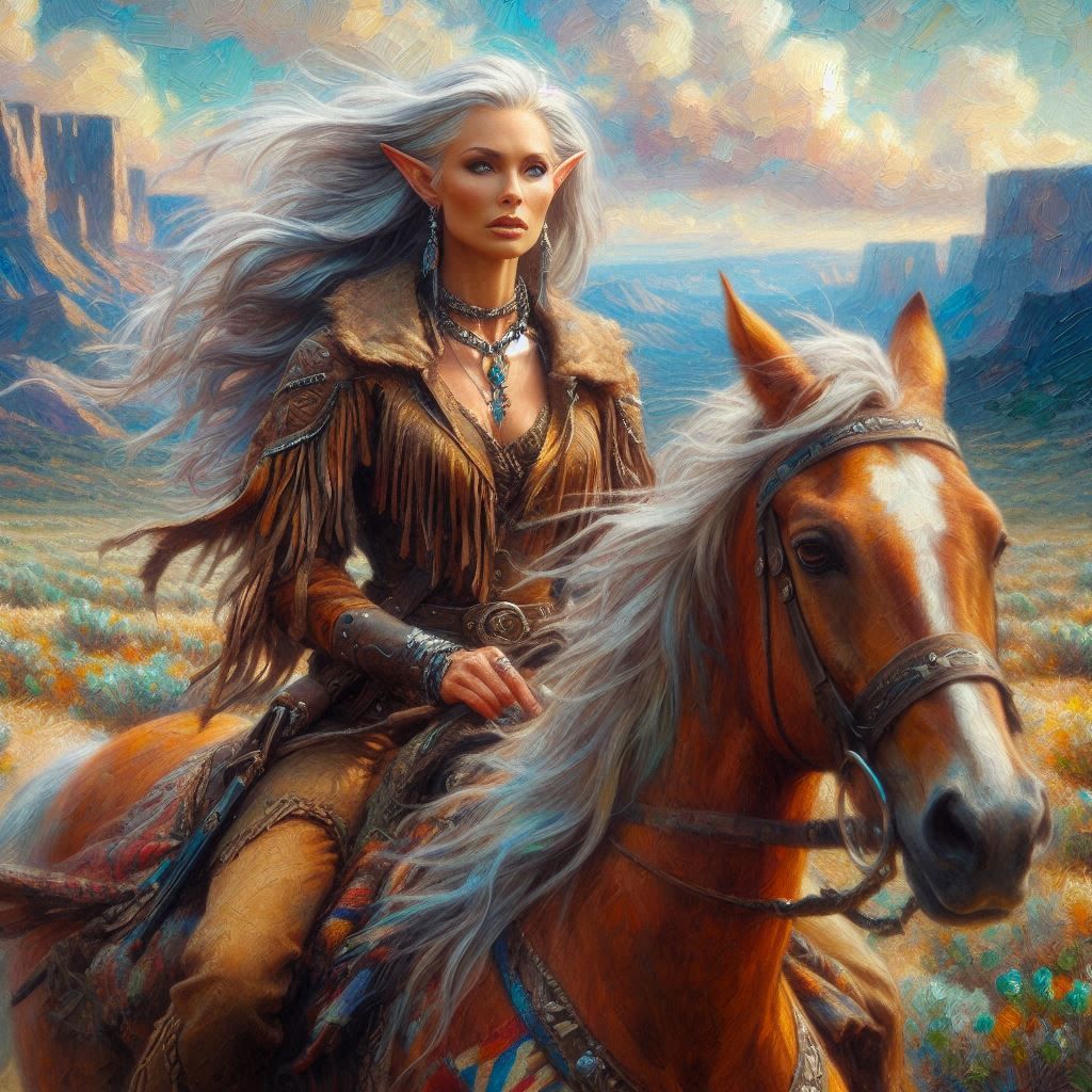 "Elf of the West" She Still Rides This Land